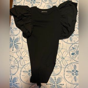 Zara black bodysuit